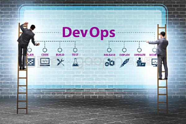 devOps軟件開發它的概念。